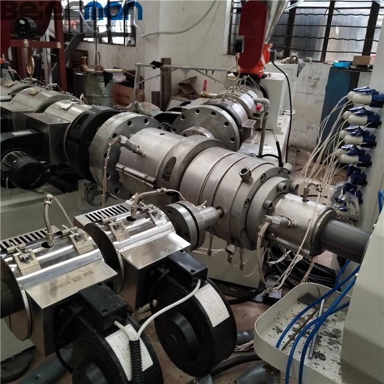 50-110mm Three Two One 1/2/3 Layers Plastic PVC Conduit Drainage Sewage Water Pipe Production Line with Sjsz65/132 Co-Extrusion for New and Recycled Material