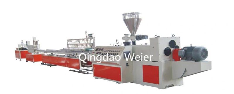 Sjsz-51/105 PVC Ceiling Panel Extrusion Line Machine with Hot Stamping