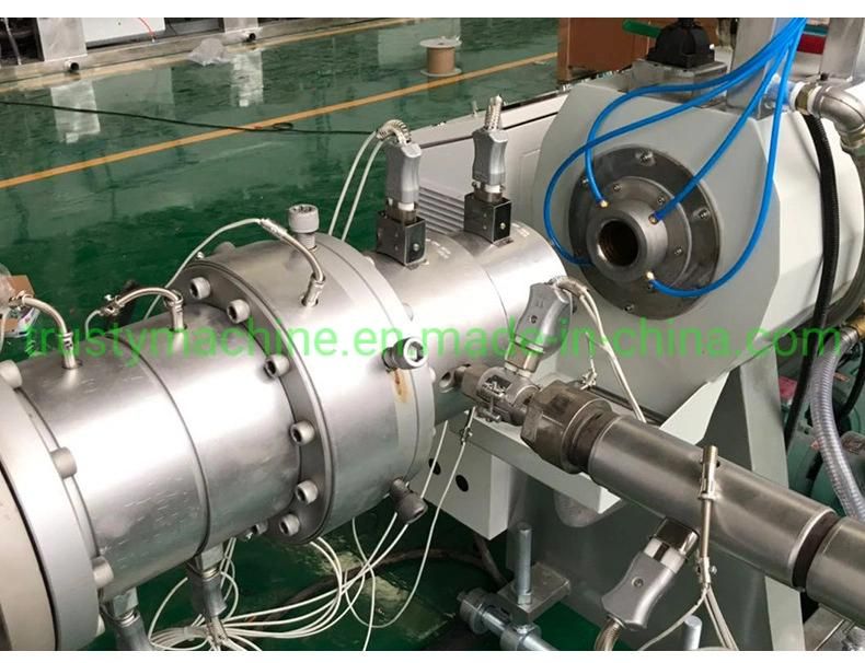 Qingdao Trusty PP HDPE PE Plastic Pipe Machinery / PE Pipe Extrusion Machine Line