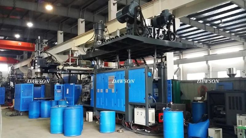 Economic Plastic Blowing Machine for HDPE Double L Ring Drum