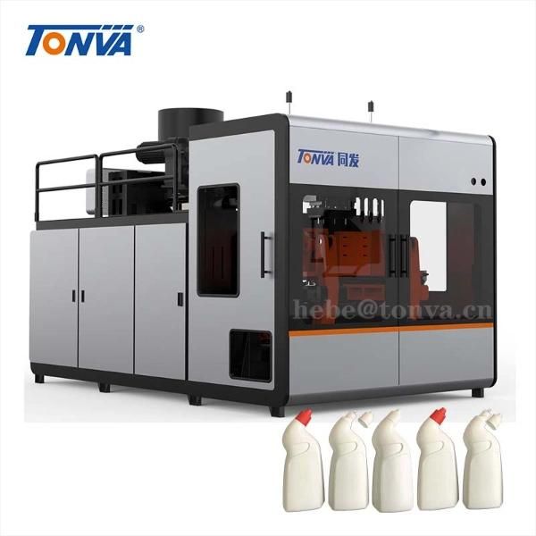 Tonva Plastic Harpic Toilet Cleaner Bottle 2-Cavity Making Extrusion Blow Blowing Machine Manufacturer