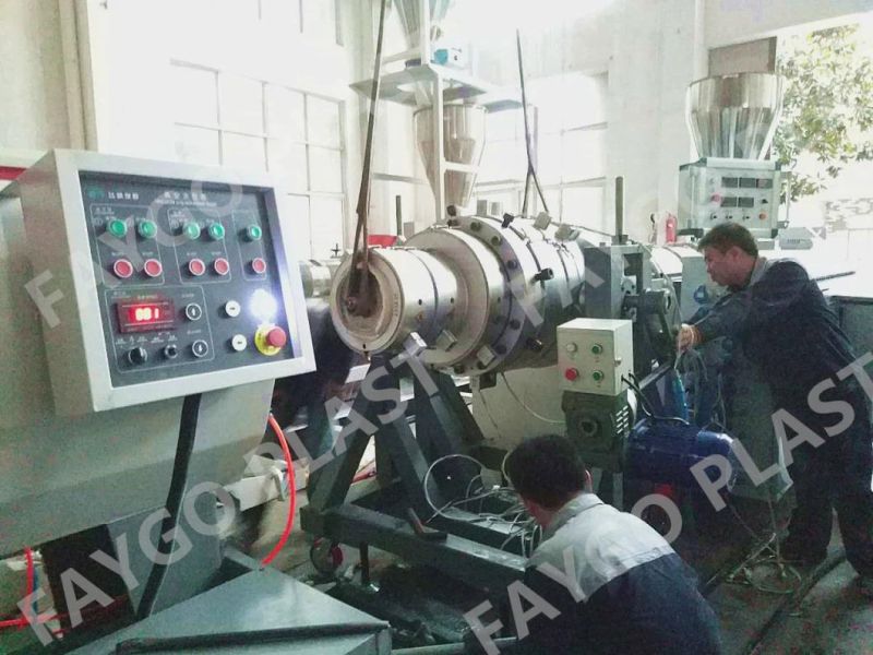 16mm-63mm PVC Electric Conduit Double Pipe Production Extruder Making Machine