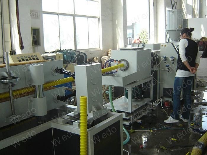 PE Spiral Corrugated Pipe Machine