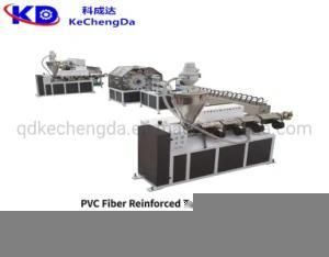 Plastic PVC Materials Fiber Reinforced Hose Pipe Production Line / Extrusion Machine