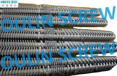 PVC Machine Screw and Barrel, Twin Conical Screw Barrel