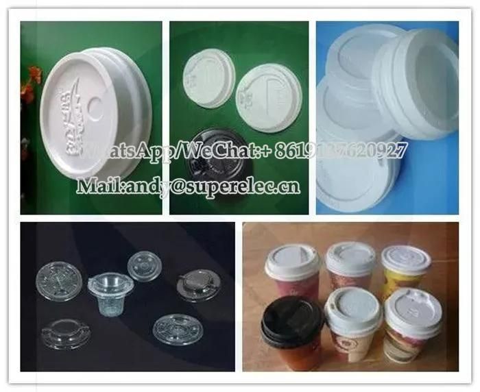 Plastic Coffee Cup Lids /Paper Cup Lids Forming Making Machine Automatic Plastic Cup Lid Making Machine