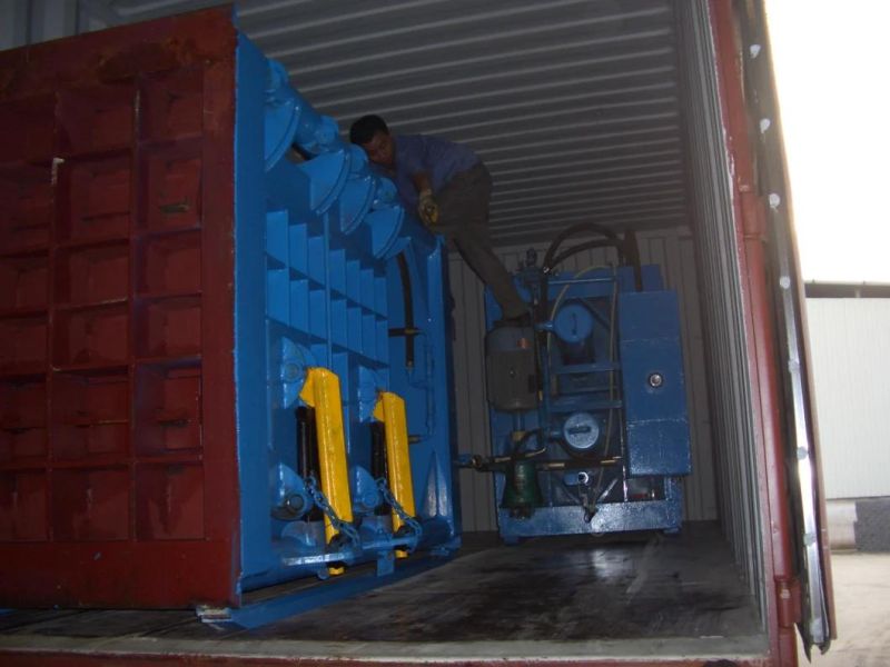 Plastic Vertical Baler Hydraulic Baling Machine