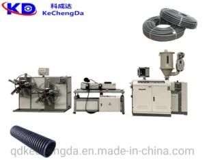 Single Screw Extruder PVC/PP Single Wall Bellows Tube/Pipe Production Machine