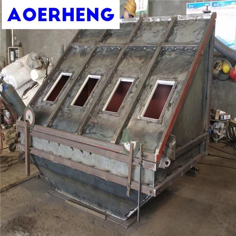 Industrial Double Shaft Shredder with Replaceable Blade Is Used to Crush Domestic Waste