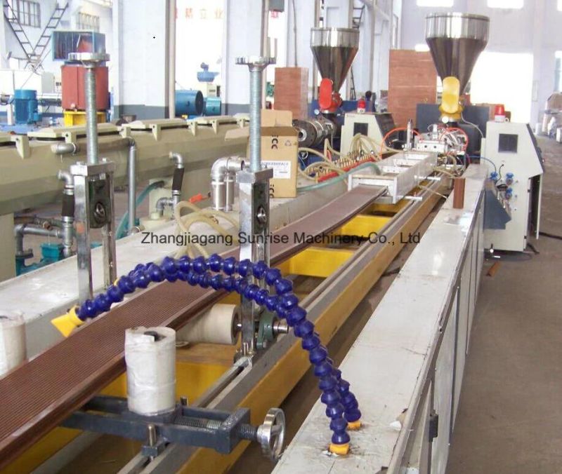 Wood Plastic Composite Profile WPC Decking Profile Extrusion Machine
