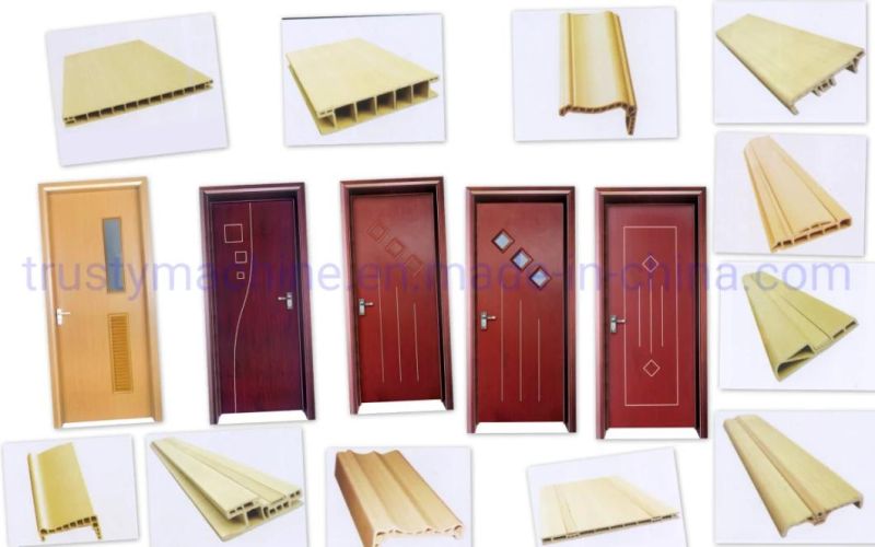 PVC WPC Window and Door Profile Panel Ceiling Decking Production Extruder Extrusion Line Machine