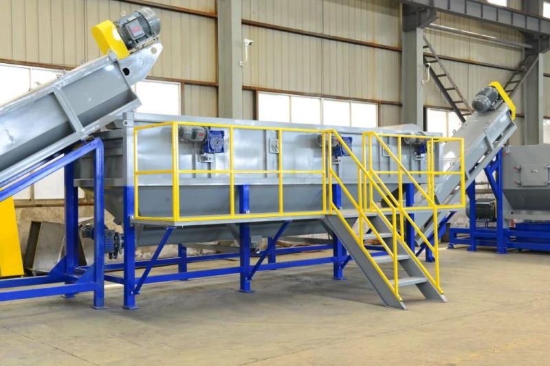 500kg/Hr Rigid PE PP Recycling Washing Plant