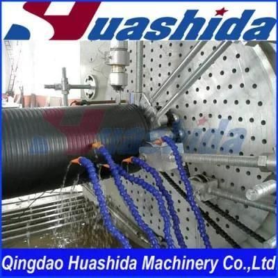 HDPE Hollow Wall Spiral Winding Pipe Production Line