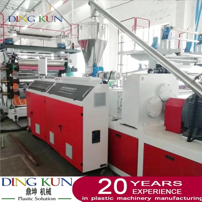 Artificial Marble Extrusion Line Machine for PVC Marble Sheet
