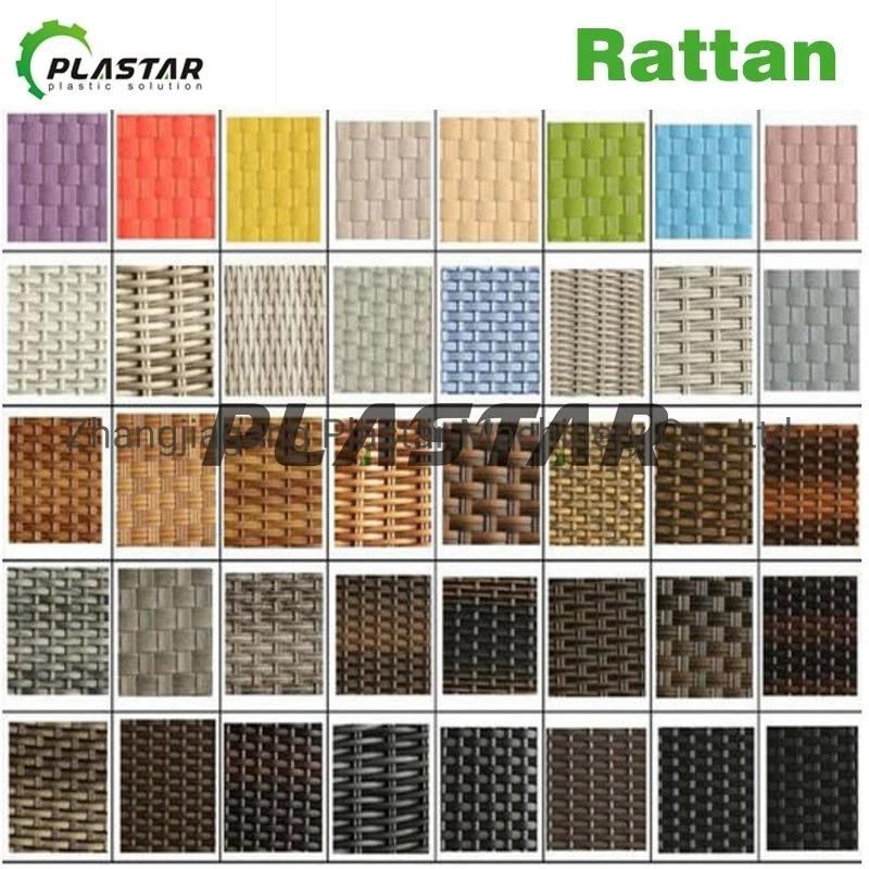 Single Color PE PP Plastic Wicker Rattan Extrusion Production Line