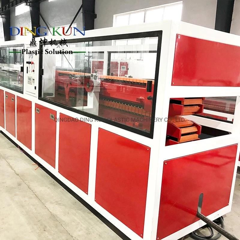 UPVC PVC WPC Wood Plastic Door Frame Profile Production Machine