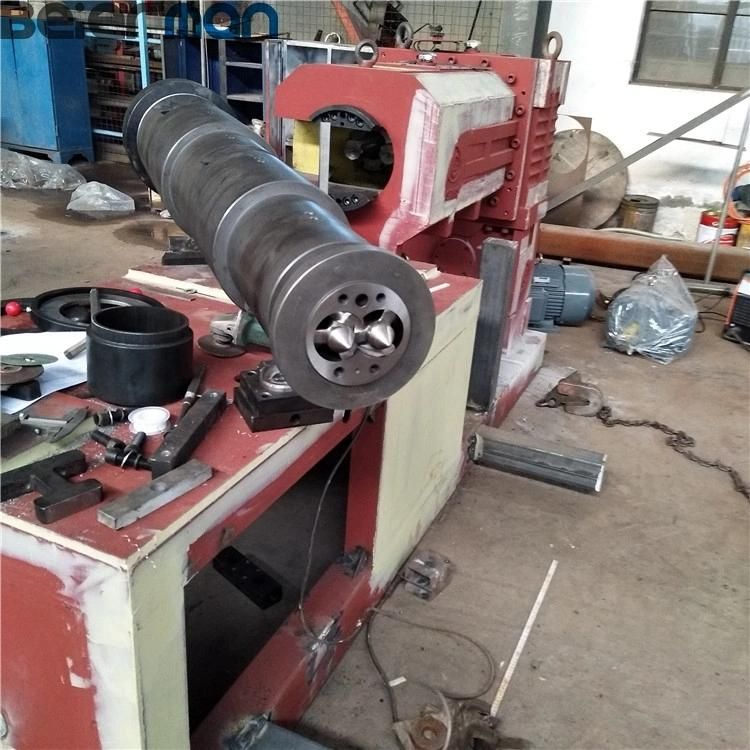 Plastic Sj Sjsz Series Different Kinds Single Screw Conical Twin Screw Extruder for Pipe Profile Making