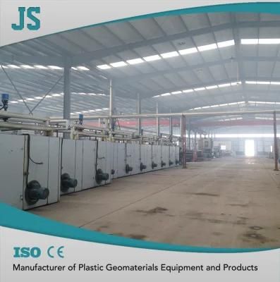 Plastic Extrusion Geogrid Machine Producing 6m Width Geogrid