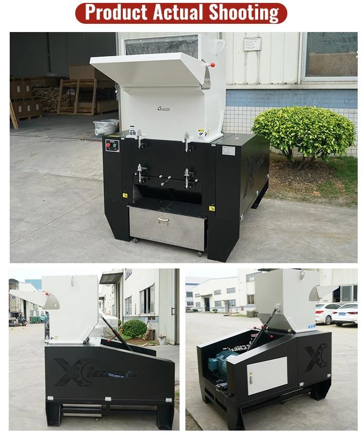 Claw Blade Recycling Shredder Crusher Machine for Plastic Bags Pipes