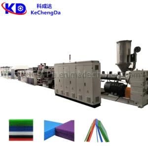 China High Quality PC Plastic Hollow Grid Board/ Sheet Extrusion Line /Extruder ...