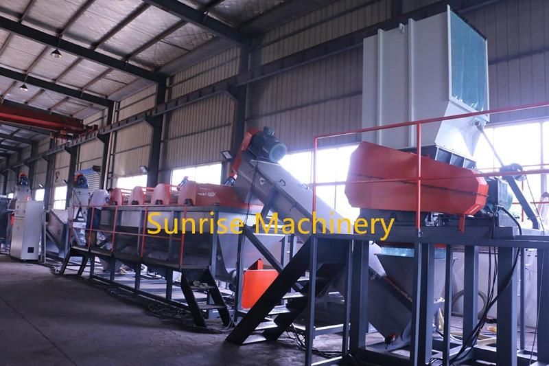 PE ABS Nylon Pet Waste Plastic Recycling Washing Granulating Machine