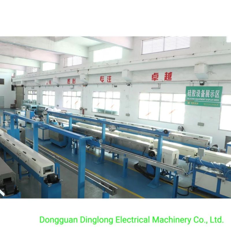 Horizontal Silicone Hose Plastic Extruder Machine