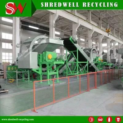 Double Shaft Tire/Metal/Plastic/Wood Shredding Machine for Recycling