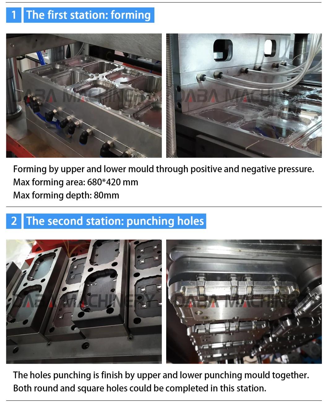 PP Thermoforming Machines Throwaway Plastic Pallets Making Machine Plastic Container Making Machines