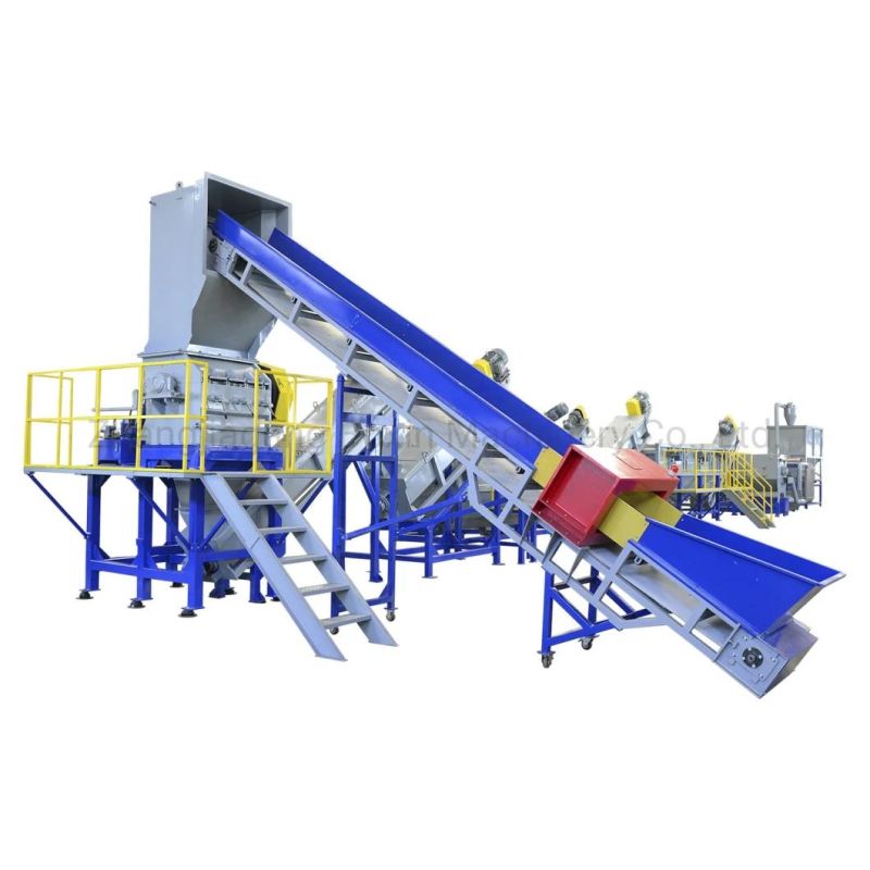 2021 Waste PE/PS/PC/ABS Rigid Bottle Flakes Plastic Recycling Pelletizing Machine Factory