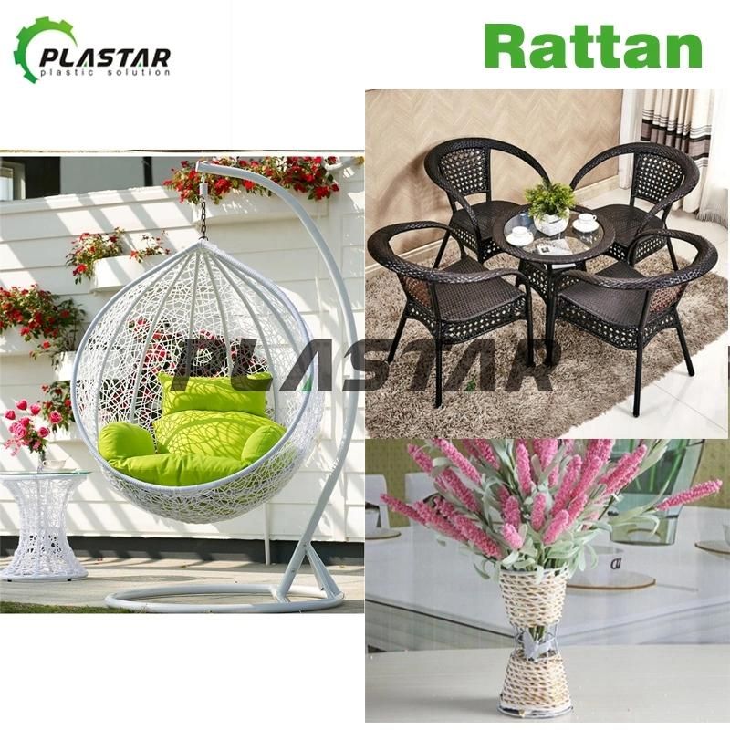 High Speed Plastic Artificial Rattan Making Machine/PVC PE Rattan Extruder Machine, Artificial Rattan Machine Manufacturer