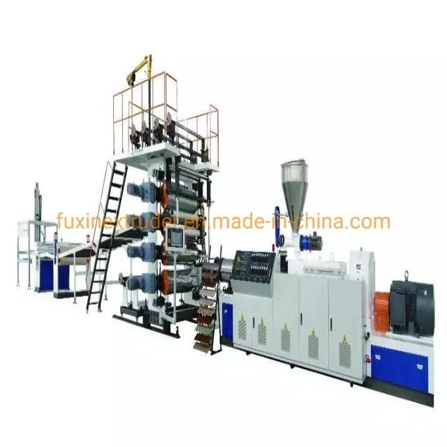 Plastic Laminating Spc PVC Flooring Extrusion Line/Production Line