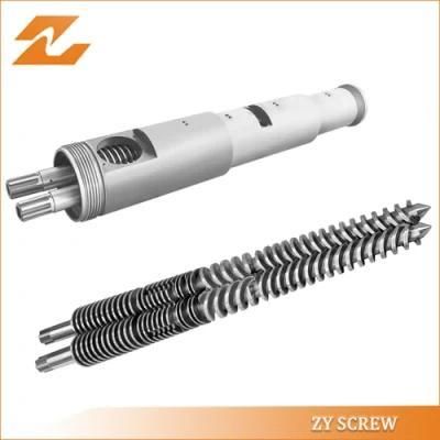 PVC Twin Extruder Machine Screw Barrel Double Screw