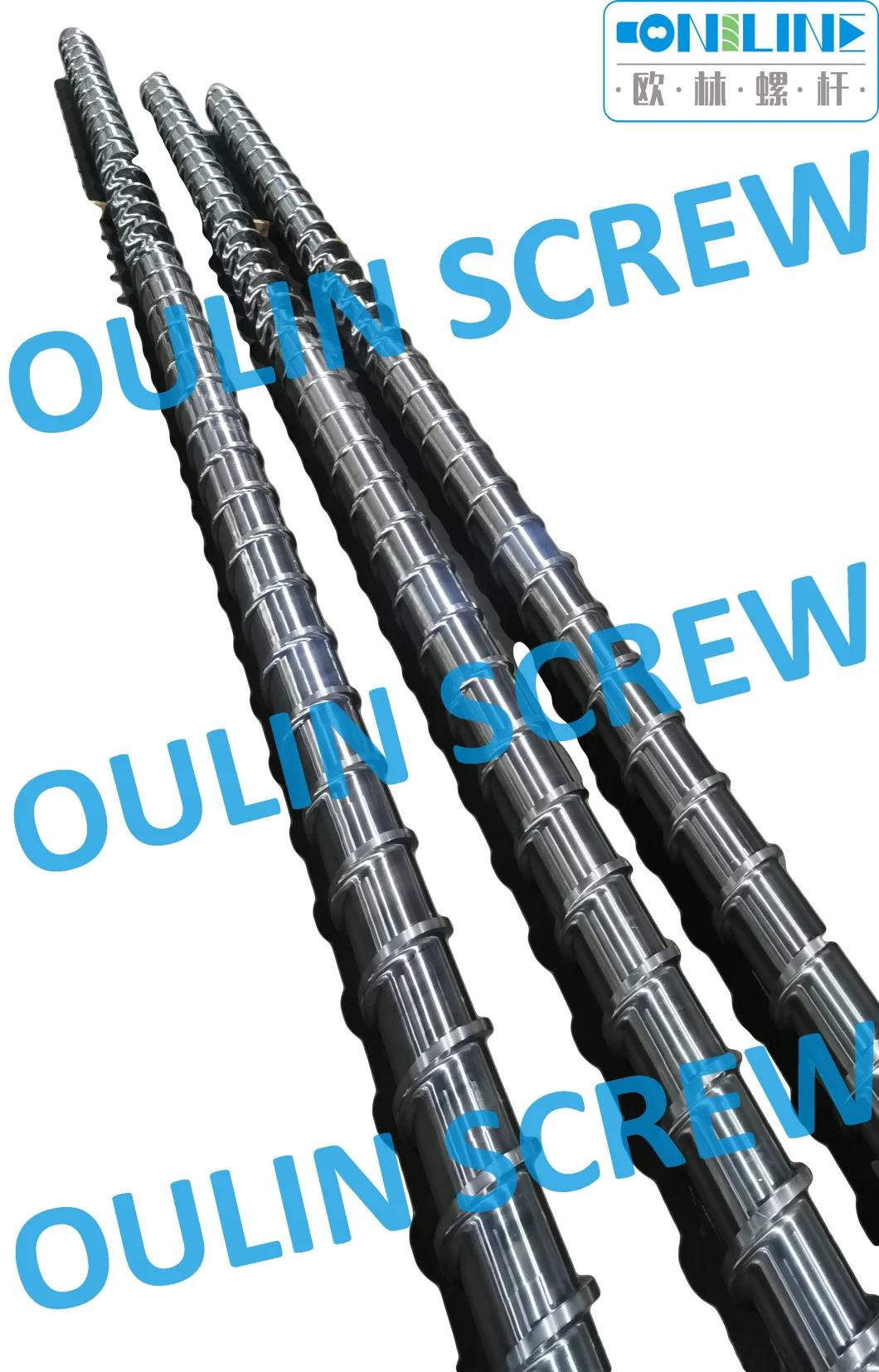 Big Size 200mm Screw and Barrel for Plastic Recycling Extrusion