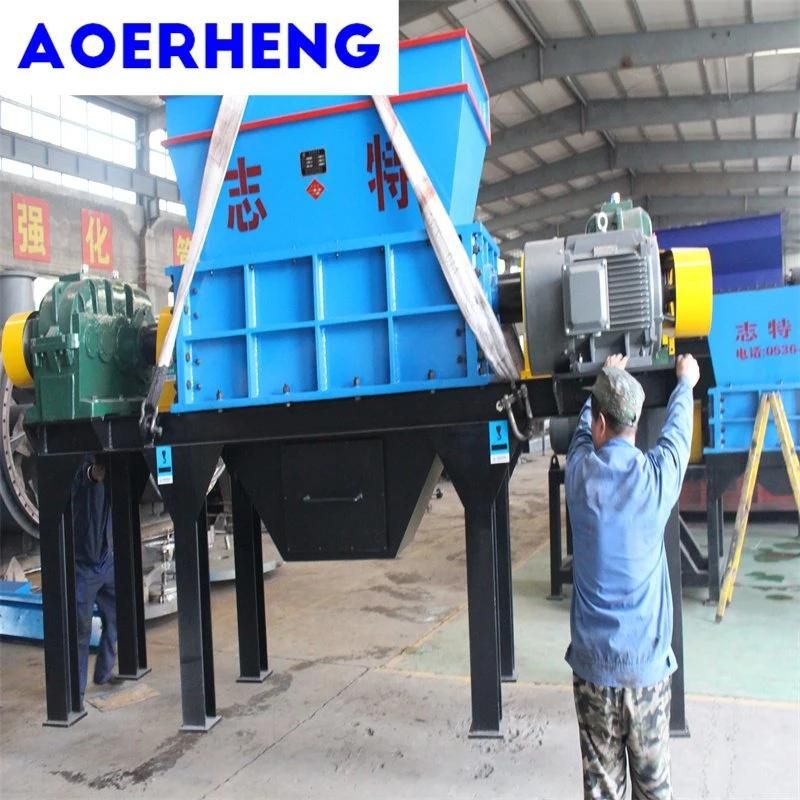 Double Shaft Shredder for Plastic/Electronic Waste/Waste Tire/Wood/Metal/Large Domestic Waste