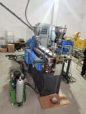 Factory Price of Plastic Twin Screw PP Pet Recycle Granule Extruder Extrusion Machine