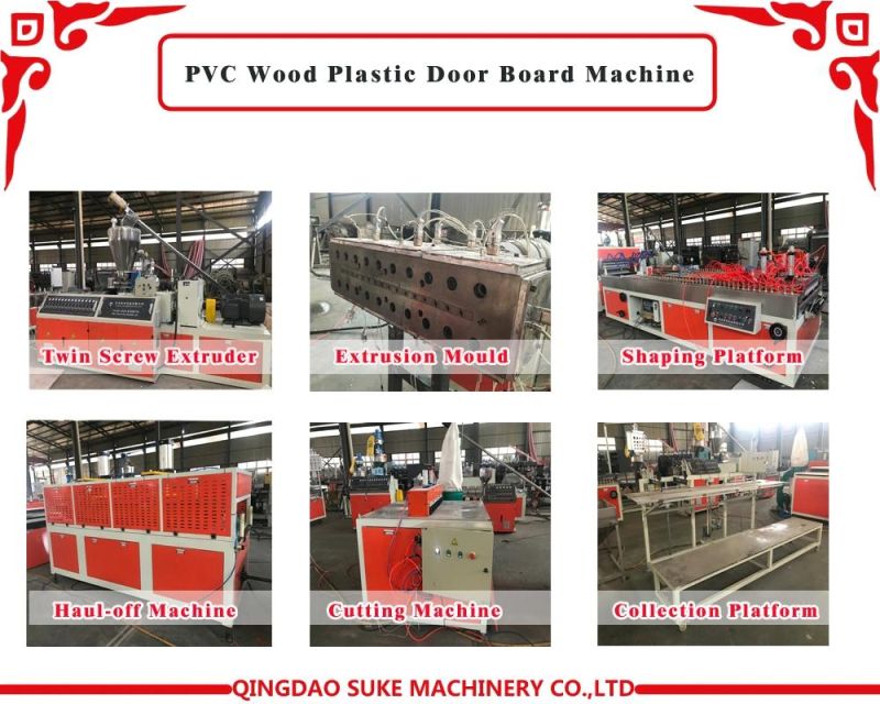 PE/PE WPC Wood Plastic Profile Production Extrusion Line