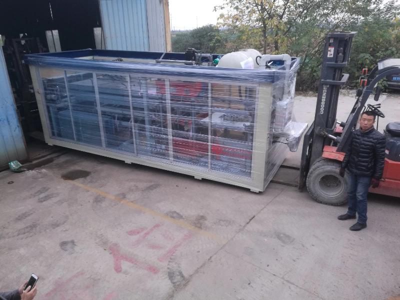 Latest Large Scale Three Stations PP Trays Plastic Thermoforming Machine
