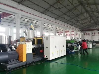 PP Plastic Twin Wall Grid Corrugated Hollow Board Making Machine Extruder