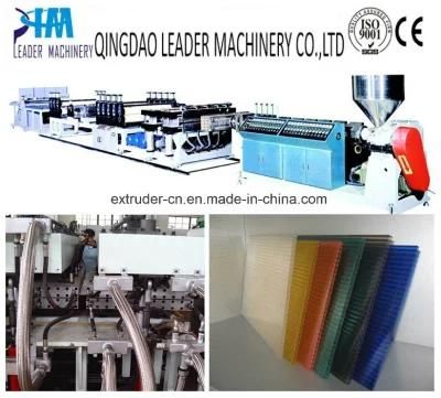 PP Fluted Type Hollow Sheet/Plate Extrusion Line