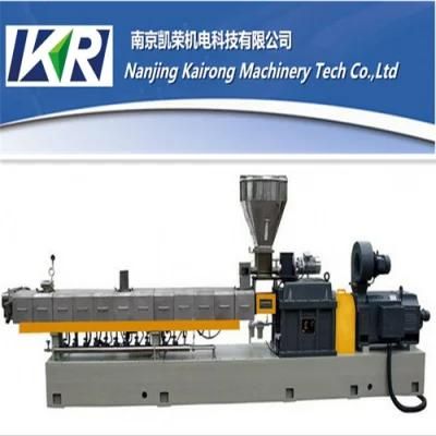 Nanjing Plastic Pellet Parallel Twin Screw Extruder Making Machine