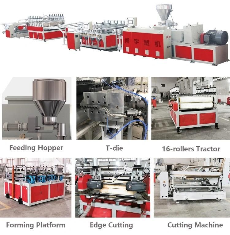 WPC Foam Board Floor Extrusion Production Line / Machine/ Extruder