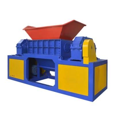 Powerful Shredder Twin Shaft Shredder Plastic Glass Metal Electronic Products Shredding ...