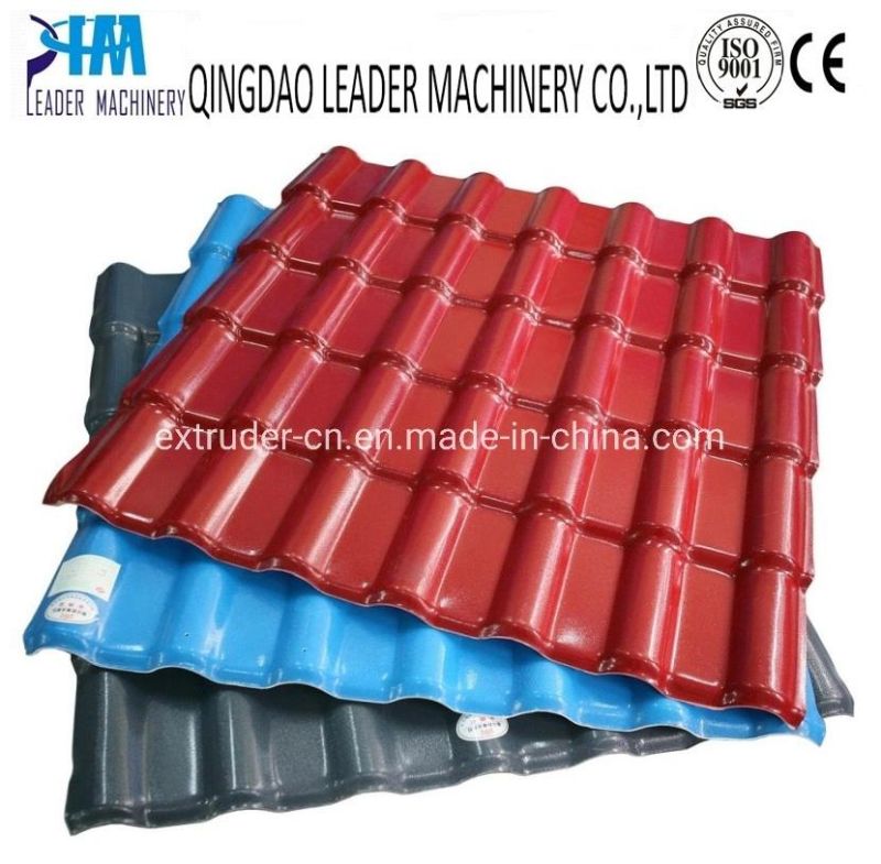 UPVC ASA Synthetic Resin Glazed Roofing Tiles Production Line