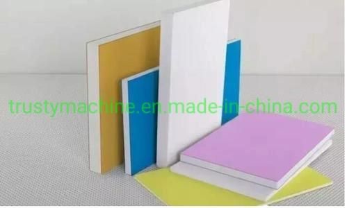 Wood Plastic PVC Foam Skinning Board / Plate Production Machine