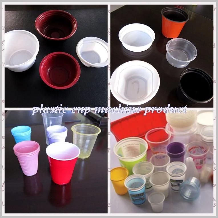 Automatic Plastic Cup Making Machine PP/Pet /HIPS/PLA Disposable Water Cup Thermoforming Machine