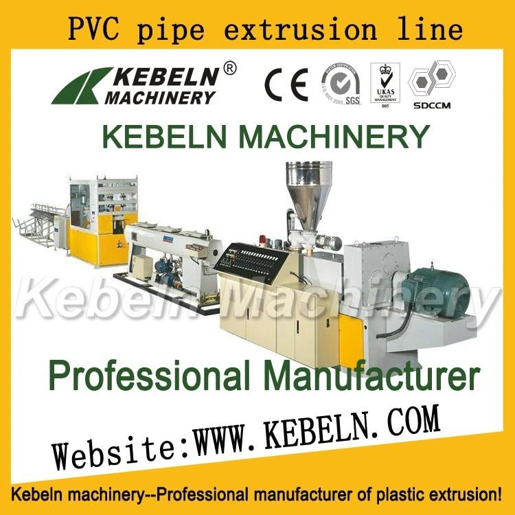 110mm PVC Single Pipe Extrusion Line