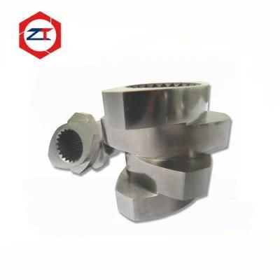 58mm Corotating Parallel Twin Extruder Screw Shaft and Elements with ISO and CE Approval