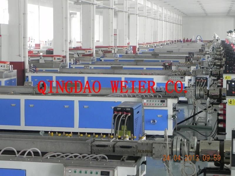 PP PE PVC Wood Plastic Composite Profile Production Line