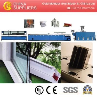 PVC/WPC Plastic Window Profile Extruder Machine Production Extrusion Line