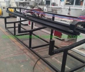 20mm 25mm PVC Plastic Pipe Extrusion Line Four Pipe Mould Cavities Design Twin Screw Extruding Machine Line